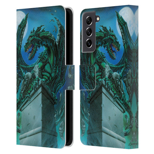Ed Beard Jr Dragons The Awakening Leather Book Wallet Case Cover For Samsung Galaxy S21 FE 5G