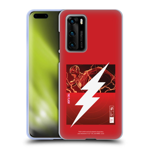 The Flash 2023 Graphics Barry Allen Logo Soft Gel Case for Huawei P40 5G