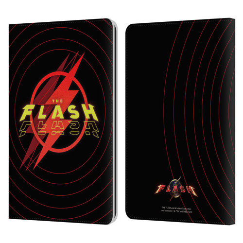 The Flash 2023 Graphics Logo Leather Book Wallet Case Cover For Amazon Kindle Paperwhite 1 / 2 / 3