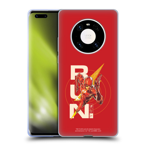 The Flash 2023 Graphics Barry Allen Run Soft Gel Case for Huawei Mate 40 Pro 5G