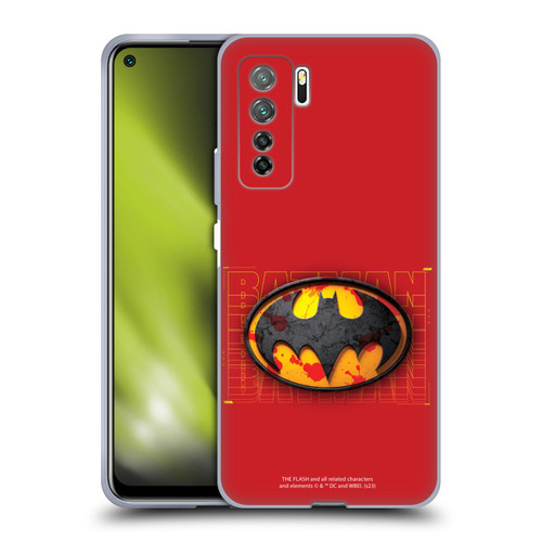 The Flash 2023 Graphics Batman Logo Soft Gel Case for Huawei Nova 7 SE/P40 Lite 5G