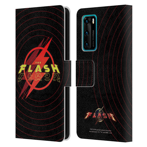 The Flash 2023 Graphics Logo Leather Book Wallet Case Cover For Huawei P40 5G
