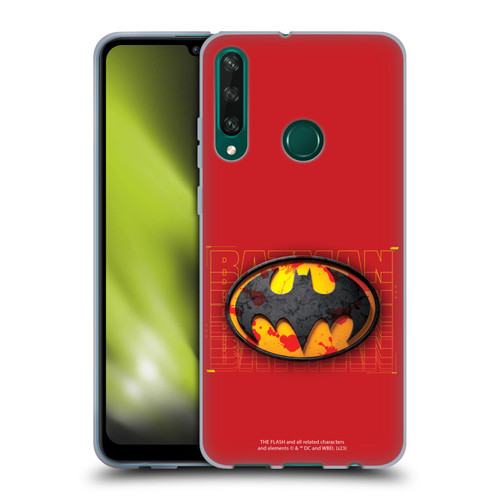 The Flash 2023 Graphics Batman Logo Soft Gel Case for Huawei Y6p