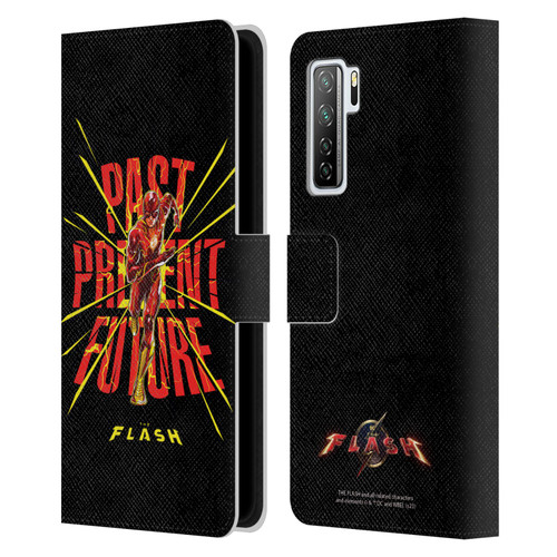 The Flash 2023 Graphics Speed Force Leather Book Wallet Case Cover For Huawei Nova 7 SE/P40 Lite 5G