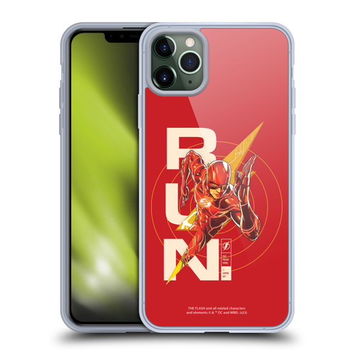 The Flash 2023 Graphics Barry Allen Run Soft Gel Case for Apple iPhone 11 Pro Max