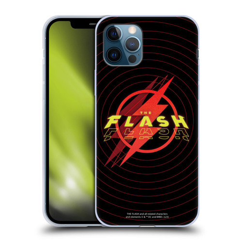 The Flash 2023 Graphics Logo Soft Gel Case for Apple iPhone 12 / iPhone 12 Pro