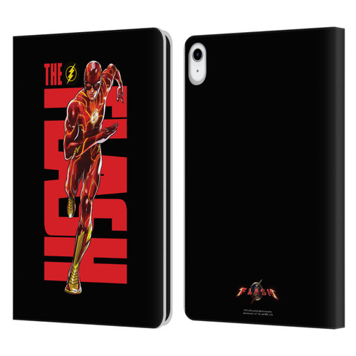 The Flash 2023 Graphics Barry Allen Leather Book Wallet Case Cover For Apple iPad 10.9 (2022)