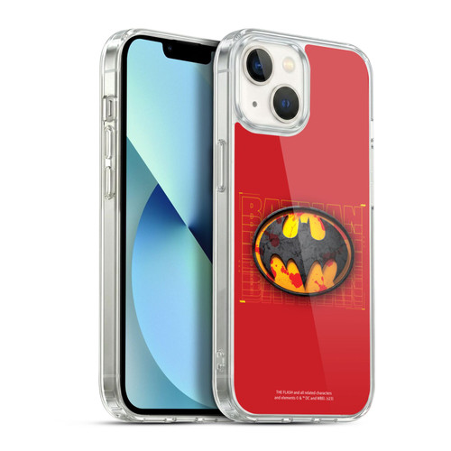 The Flash 2023 Graphics Batman Logo Soft Gel Case for Apple iPhone 13