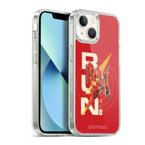 The Flash 2023 Graphics Barry Allen Run Soft Gel Case for Apple iPhone 13