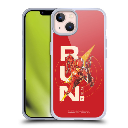 The Flash 2023 Graphics Barry Allen Run Soft Gel Case for Apple iPhone 13