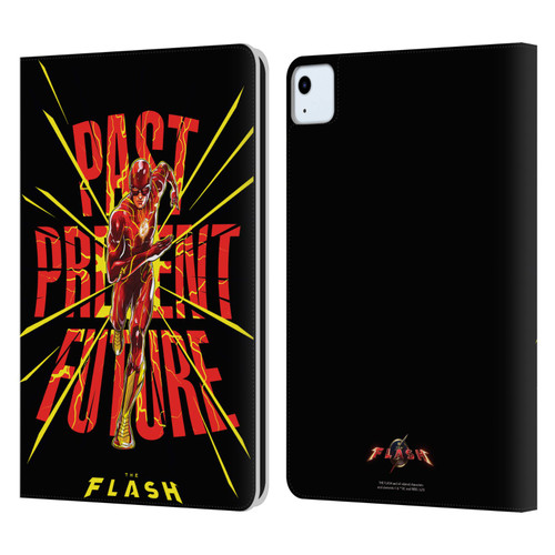 The Flash 2023 Graphics Speed Force Leather Book Wallet Case Cover For Apple iPad Air 2020 / 2022