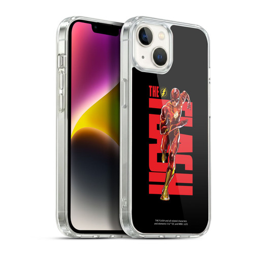 The Flash 2023 Graphics Barry Allen Soft Gel Case for Apple iPhone 14 Plus