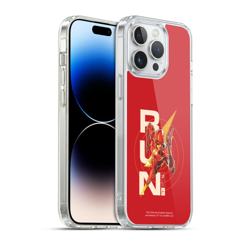 The Flash 2023 Graphics Barry Allen Run Soft Gel Case for Apple iPhone 14 Pro Max