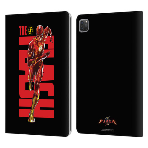 The Flash 2023 Graphics Barry Allen Leather Book Wallet Case Cover For Apple iPad Pro 11 2020 / 2021 / 2022