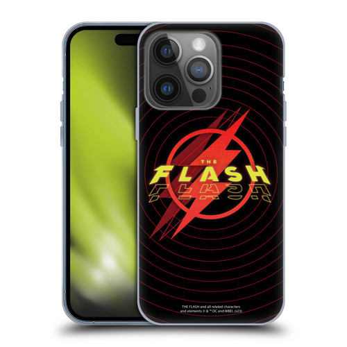 The Flash 2023 Graphics Logo Soft Gel Case for Apple iPhone 14 Pro