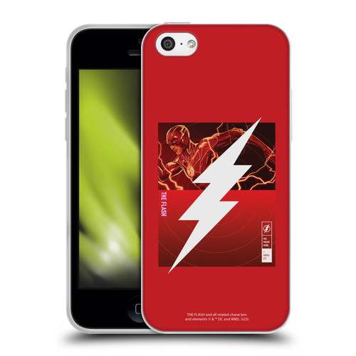 The Flash 2023 Graphics Barry Allen Logo Soft Gel Case for Apple iPhone 5c