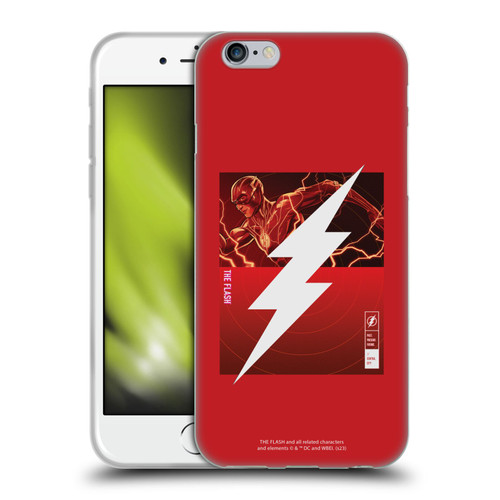 The Flash 2023 Graphics Barry Allen Logo Soft Gel Case for Apple iPhone 6 / iPhone 6s