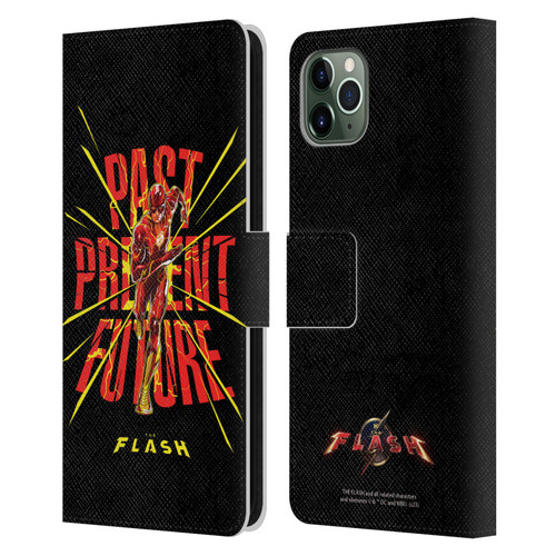The Flash 2023 Graphics Speed Force Leather Book Wallet Case Cover For Apple iPhone 11 Pro Max