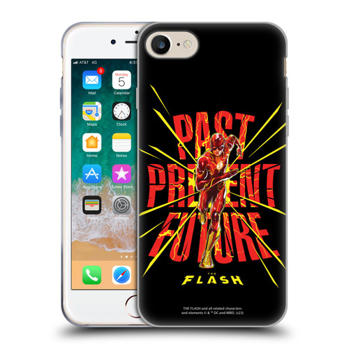 The Flash 2023 Graphics Speed Force Soft Gel Case for Apple iPhone 7 / 8 / SE 2020 & 2022