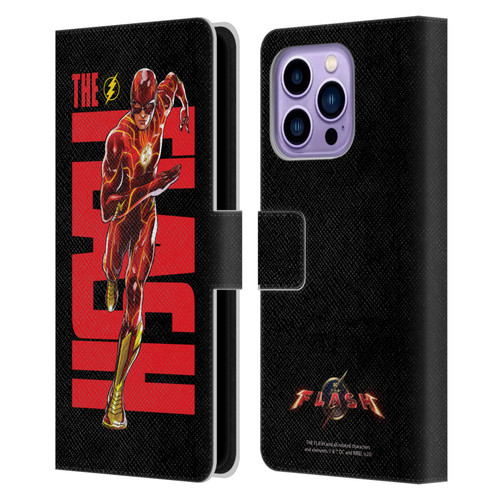 The Flash 2023 Graphics Barry Allen Leather Book Wallet Case Cover For Apple iPhone 14 Pro Max