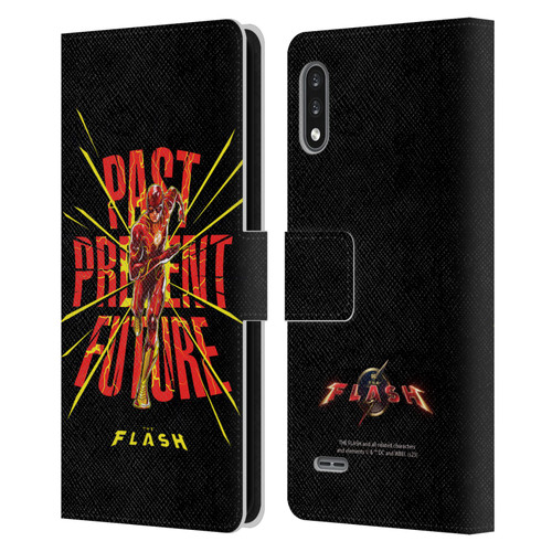 The Flash 2023 Graphics Speed Force Leather Book Wallet Case Cover For LG K22