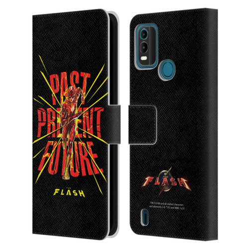 The Flash 2023 Graphics Speed Force Leather Book Wallet Case Cover For Nokia G11 Plus
