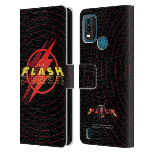 The Flash 2023 Graphics Logo Leather Book Wallet Case Cover For Nokia G11 Plus