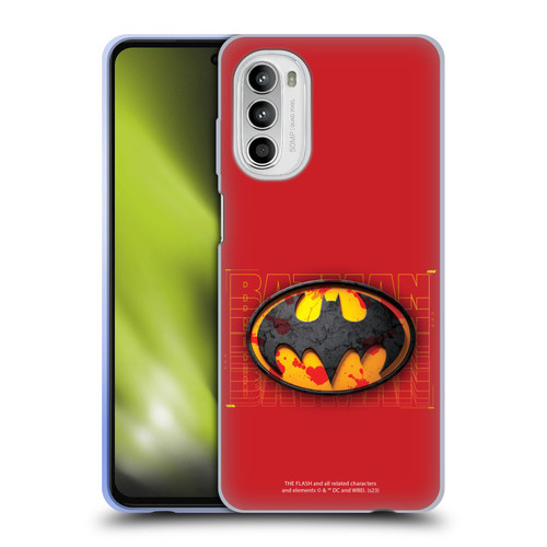 The Flash 2023 Graphics Batman Logo Soft Gel Case for Motorola Moto G52