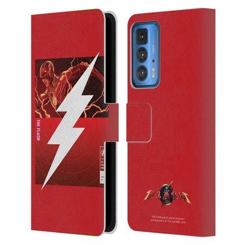 The Flash 2023 Graphics Barry Allen Logo Leather Book Wallet Case Cover For Motorola Edge (2022)