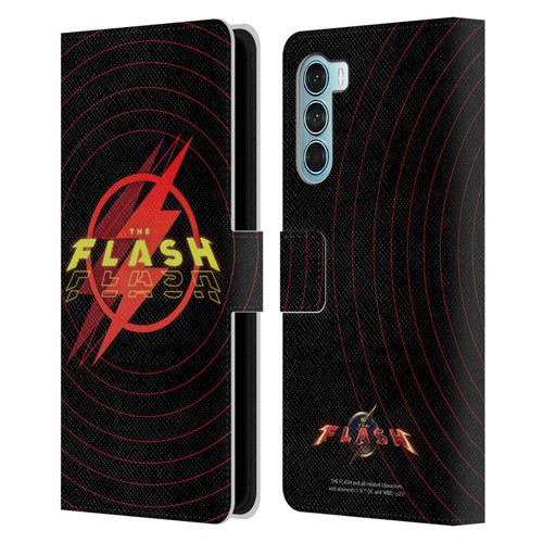 The Flash 2023 Graphics Logo Leather Book Wallet Case Cover For Motorola Edge S30 / Moto G200 5G