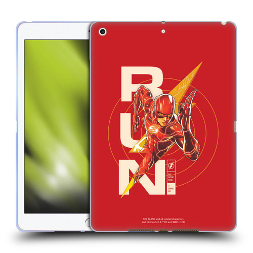 The Flash 2023 Graphics Barry Allen Run Soft Gel Case for Apple iPad 10.2 2019/2020/2021