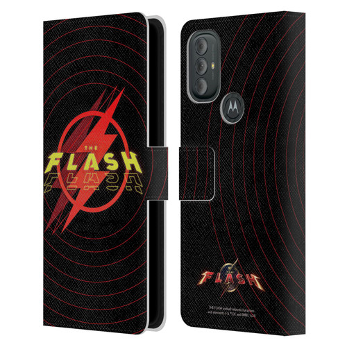 The Flash 2023 Graphics Logo Leather Book Wallet Case Cover For Motorola Moto G10 / Moto G20 / Moto G30