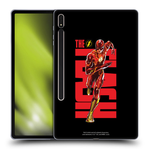 The Flash 2023 Graphics Barry Allen Soft Gel Case for Samsung Galaxy Tab S8 Plus