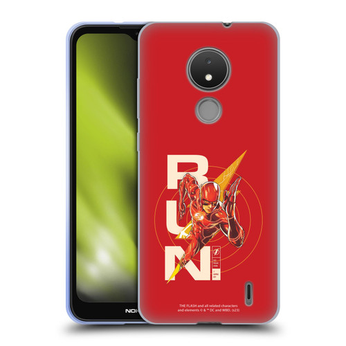 The Flash 2023 Graphics Barry Allen Run Soft Gel Case for Nokia C21