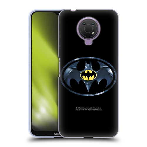 The Flash 2023 Graphics Black Batman Logo Soft Gel Case for Nokia G10