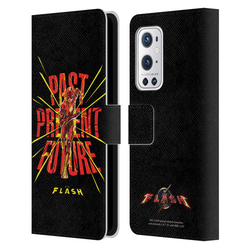 The Flash 2023 Graphics Speed Force Leather Book Wallet Case Cover For OnePlus 9 Pro