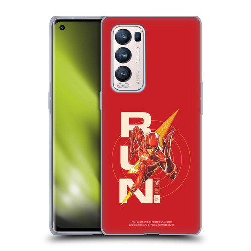 The Flash 2023 Graphics Barry Allen Run Soft Gel Case for OPPO Find X3 Neo / Reno5 Pro+ 5G