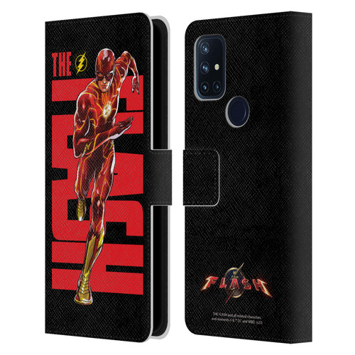 The Flash 2023 Graphics Barry Allen Leather Book Wallet Case Cover For OnePlus Nord N10 5G