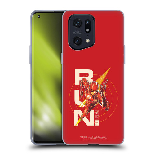 The Flash 2023 Graphics Barry Allen Run Soft Gel Case for OPPO Find X5 Pro