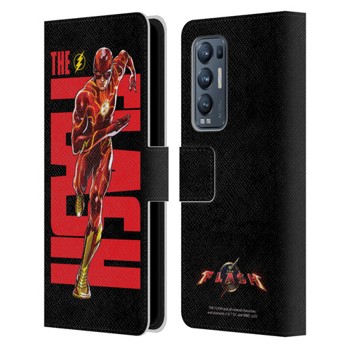The Flash 2023 Graphics Barry Allen Leather Book Wallet Case Cover For OPPO Find X3 Neo / Reno5 Pro+ 5G