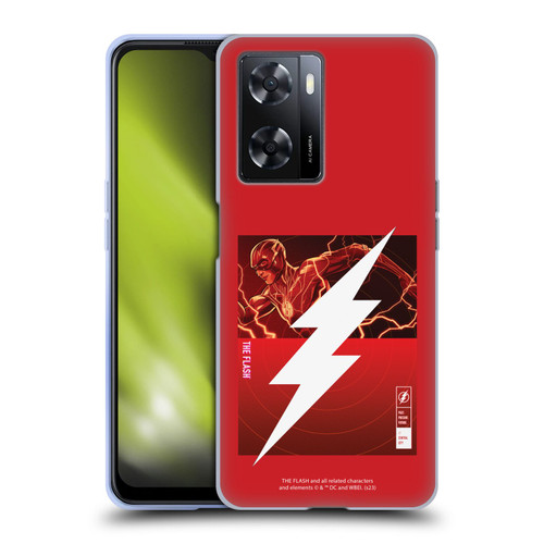 The Flash 2023 Graphics Barry Allen Logo Soft Gel Case for OPPO A57s