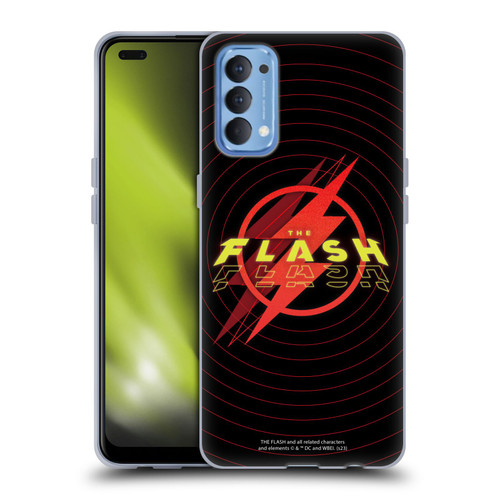 The Flash 2023 Graphics Logo Soft Gel Case for OPPO Reno 4 5G