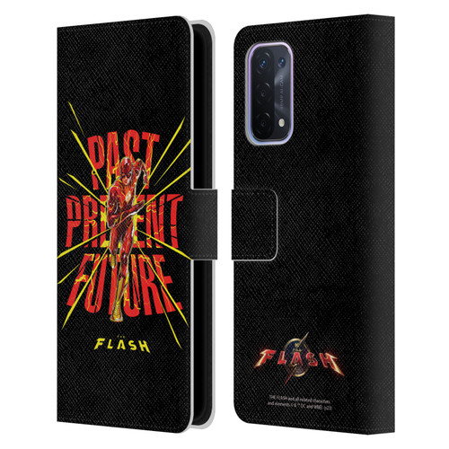 The Flash 2023 Graphics Speed Force Leather Book Wallet Case Cover For OPPO A54 5G