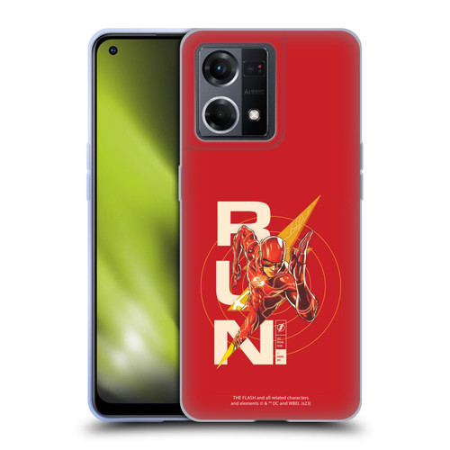 The Flash 2023 Graphics Barry Allen Run Soft Gel Case for OPPO Reno8 4G