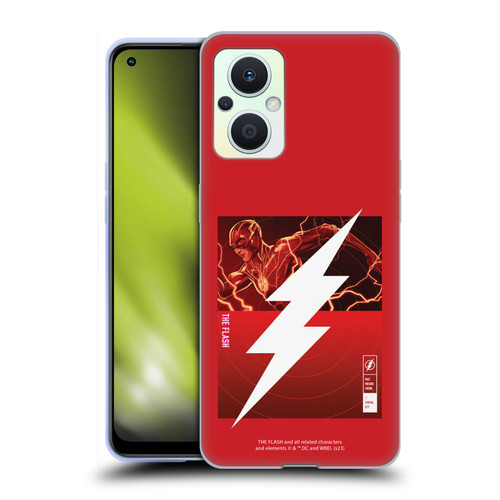 The Flash 2023 Graphics Barry Allen Logo Soft Gel Case for OPPO Reno8 Lite