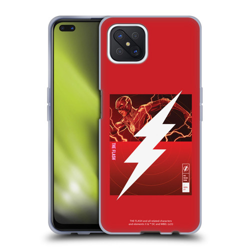 The Flash 2023 Graphics Barry Allen Logo Soft Gel Case for OPPO Reno4 Z 5G