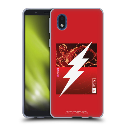 The Flash 2023 Graphics Barry Allen Logo Soft Gel Case for Samsung Galaxy A01 Core (2020)