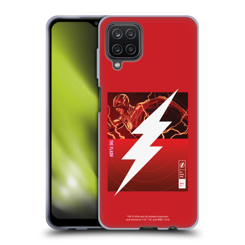 The Flash 2023 Graphics Barry Allen Logo Soft Gel Case for Samsung Galaxy A12 (2020)