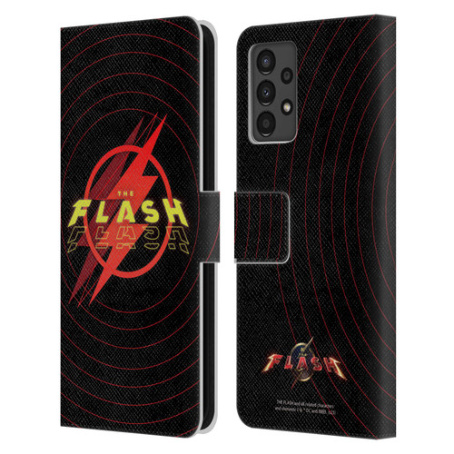 The Flash 2023 Graphics Logo Leather Book Wallet Case Cover For Samsung Galaxy A13 (2022)