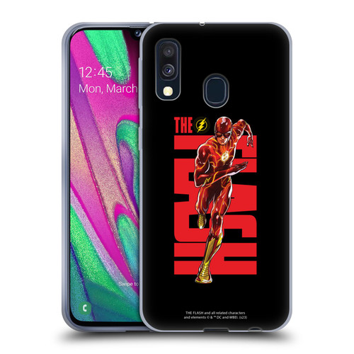 The Flash 2023 Graphics Barry Allen Soft Gel Case for Samsung Galaxy A40 (2019)